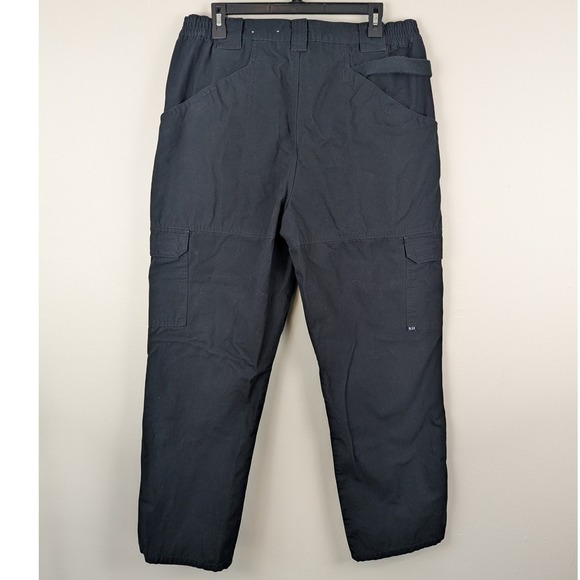 5.11 Tactical Series Men 36x30 Black Cotton Cargo Pants 74251 Utility Workwear - Picture 3 of 12